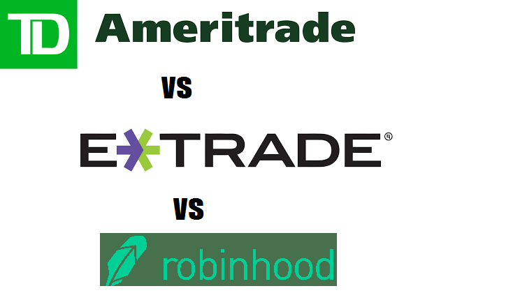 Image of using a stock trading platform on a laptop. Explore the best platforms for beginners - Robinhood, TD Ameritrade, and E*TRADE